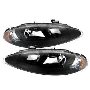 Dodge Intrepid 98-04 Xtune Crystal Headlights - Black