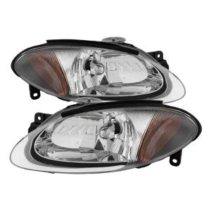 Ford Escort ZX2 Coupe 98-03 Xtune Crystal Headlights - Chrome