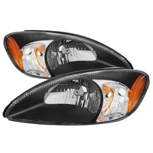 Ford Taurus 2000-2007 Xtune Crystal Headlights - Black