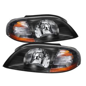 Ford Windstar 99-03 Xtune Crystal Headlights - Black