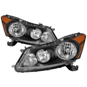 Honda Accord 08-12  Sedan Only Xtune OEM Style Headlights - Black