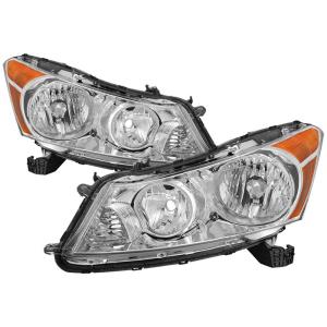 Honda Accord 08-12  Sedan Only Xtune OEM Style Headlights - Chrome