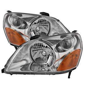 Honda Pilot 03-05 Xtune Crystal Headlights - Chrome