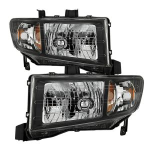 Honda Ridgeline 06-13 Xtune Crystal Headlights - Black