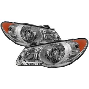 Hyundai Elantra 2007-2010 Xtune OEM Style Headlights - Chrome