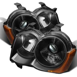 Jeep Grand Cherokee 2008-2010  Xenon/HID Model Only ( Not Compatible With Halogen Model ) Xtune Crystal Headlights - Black