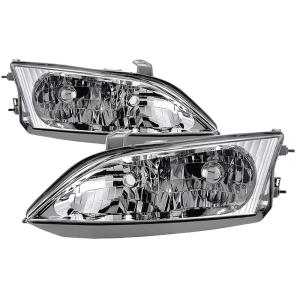 Lexus ES300 1997-2001 Halogen Models Only Xtune OEM Style Headlights - Chrome140