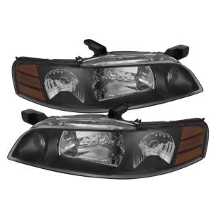 Nissan Altima 00-01Â  Xtune Crystal Headlights - Black