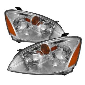 Nissan Altima 02-04Â  Xtune Crystal Headlights - Chrome