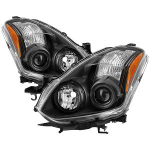 Nissan Altima Coupe 2010-2013 Halogen Only ( Will not fit HID Models ) Xtune OEM Style Projector Headlights - Black