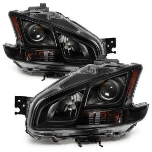 Nissan Maxima 09-14 Xtune OEM Style Headlights - Black