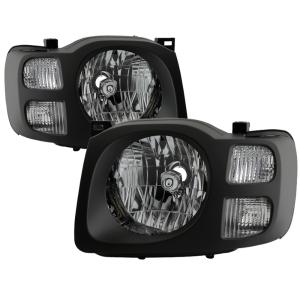 Nissan Xterra 02-04 Xtune OEM Style Headlights - Black