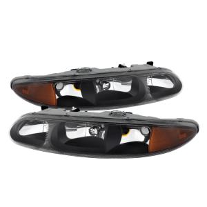 Oldsmobile Alero 99-04 Xtune Crystal Headlights - Black