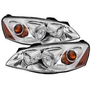 Pontiac G6 05-10  (09-10   fit  w/Amber Turn Signal) Xtune Crystal Headlights - Chrome