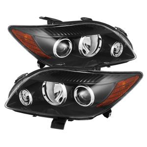 Scion TC 08-10 Xtune Crystal Headlights - Black