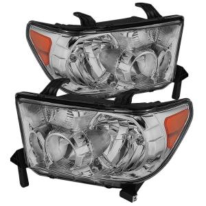 Toyota Tundra 07-13, Toyota Sequoia 08-13 Xtune OEM Style Headlights ( Will Not Fit Model With Headlight Washer ) - Chrome