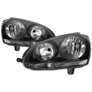 VW Golf 06-09 / VW GTI 07-09  / VW Rabbit 06-09  Halogen Models Only ( Does not Fit Factory HID Models ), VW Jetta Wagon 09-11  / VW Jetta Sedan 06-09 ( Does not Fit Factory HID Models ) Xtune OEM Style Headlights - Black