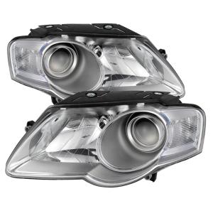 Volkswagen Passat 06-10  (Halogen Only) Xtune Projector Headlights - Chrome