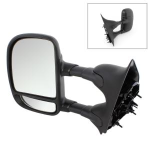 Ford Excursion 2000-05, Ford F250 Super Duty Truck 99-10, Ford F350 Super Duty Truck 1999-10 Xtune Manual Extendable - Manual Adjust Mirror - LEFT