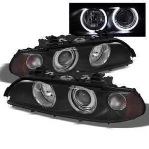 BMW E39 5-Series 97-03 Xtune G2 Halo Projector Headlights - Black