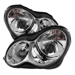 Mercedes Benz W203 C-Class 01-05  ( 4 Door Only ) Xtune Projector Headlights - Black