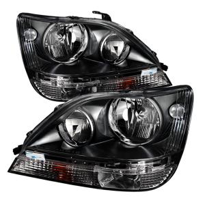 Lexus RX300 99-03  Halogen Only ( Does not fit HID Models ) Xtune Crystal Headlights - Black (Bulbs Not Included)