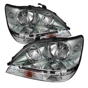 Lexus RX300 99-03  Halogen Only ( Does not fit HID Models ) Xtune OEM Style Headlights - Chrome (Bulbs Not Included)