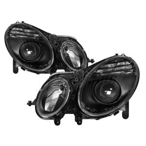 Mercedes Benz W211 E -Class 2003-2009 ( HID Models Only)  (Does not Have AFS Function ) Xtune Projector Headlights - Black