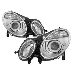 Mercedes Benz W211 E -Class 2003-2009 ( HID Models Only)  (Does not Have AFS Function ) Xtune Projector Headlights - Chrome