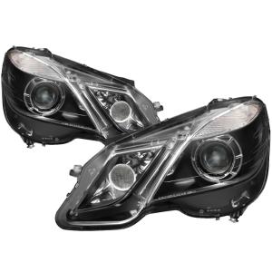 Mercedes Benz E-Class 10-13 Xtune Projector Headlights - OE Style - Halogen Model Only ( Not Compatible With Xenon/HID Model ) - Black