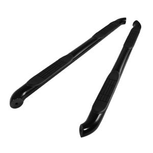 Chevy Equinox 05-09 Xtune 3 Inch Round Side Step Bar - Powder Coated - Black