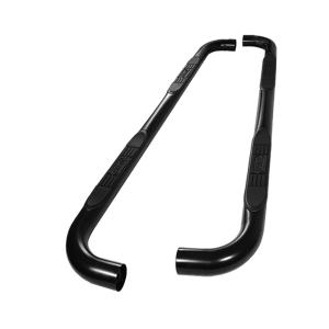 Dodge Ram 1500 Regular Cab 09-14   & Ram 2500/3500 Regular Cab 10-14 Xtune 3 Inch Round Side Step Bar - Powder Coated - Black