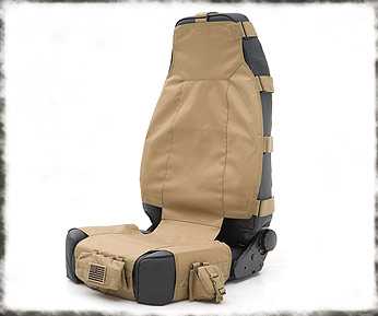 Smittybilt G.E.A.R. Front Seat Cover - Tan