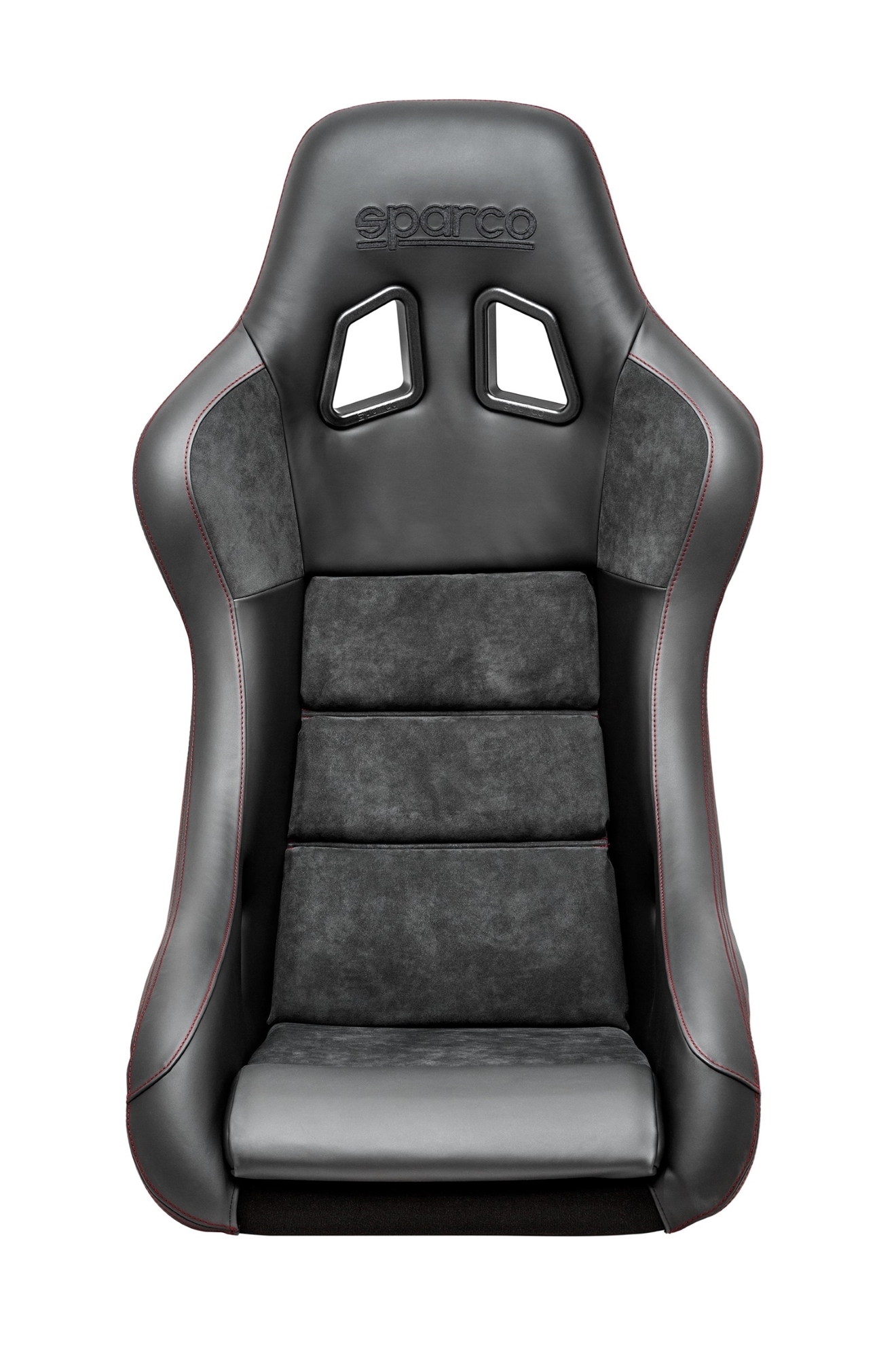 Sparco QRT PERFORMANCE Seat - Black with Red Stitch (Must Use Side Mount 600QRT)