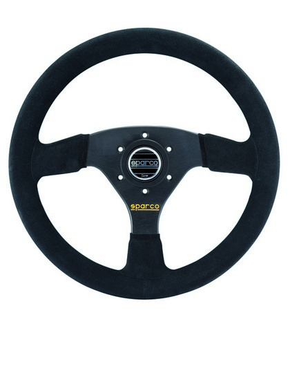 Sparco 323 Steering Wheel - Suede (Black)