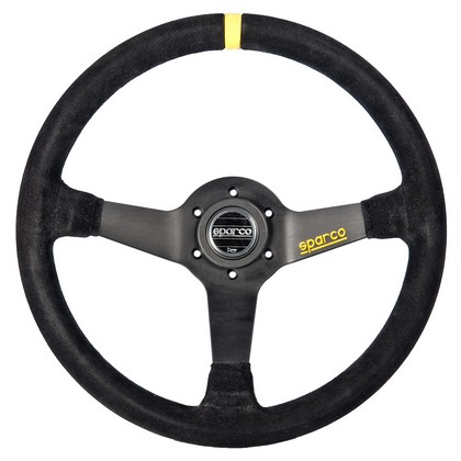 Sparco 345 Steering Wheel - Suede (Black)