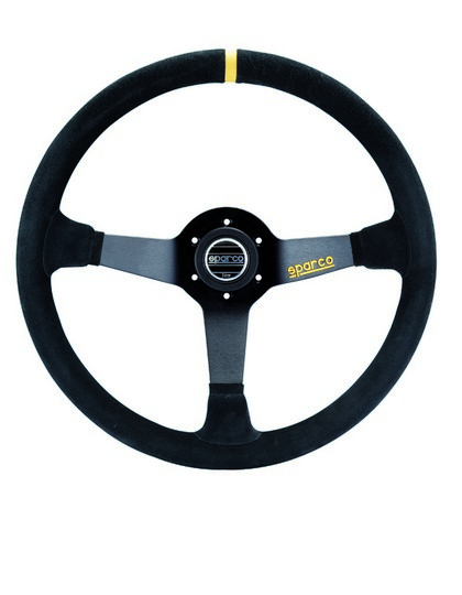 Sparco 368 Steering Wheel - Suede (Black)