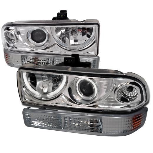 Spec D Projector Headlights (Chrome Housing with Smoke Lens)