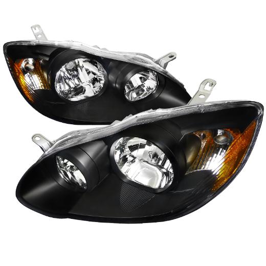 Spec D Euro Headlights (Black)