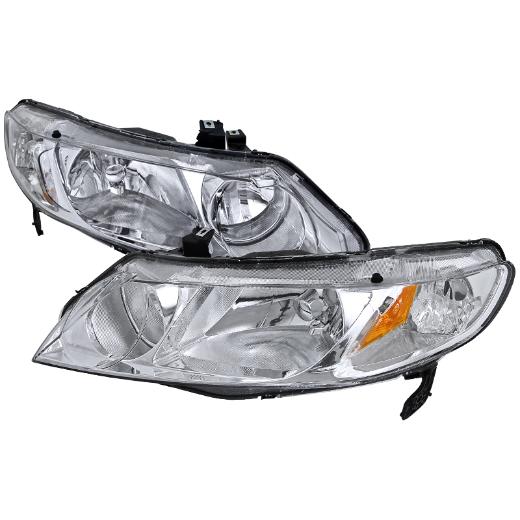 Spec D Euro Headlights (Chrome)