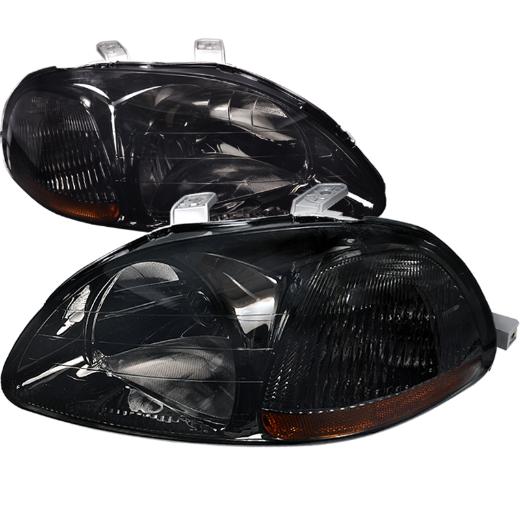 Spec D Crystal Euro Headlights (Smoke)