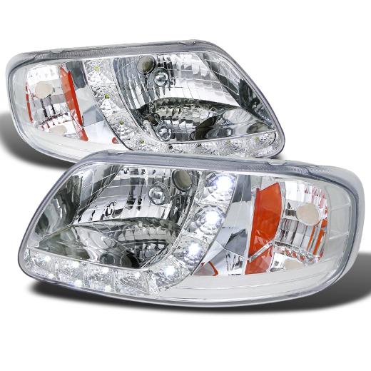 Spec D LED Euro One-Piece Headlight 