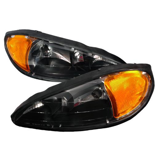 Spec D Crystal Euro Headlights (Black)