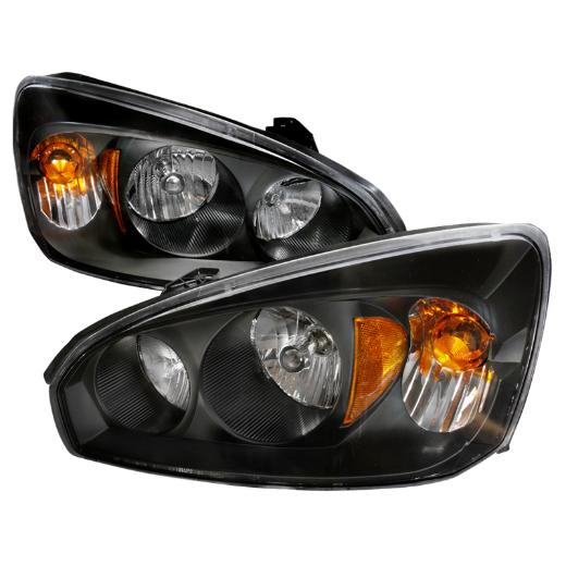 Spec D Crystal Euro Headlights (Black)