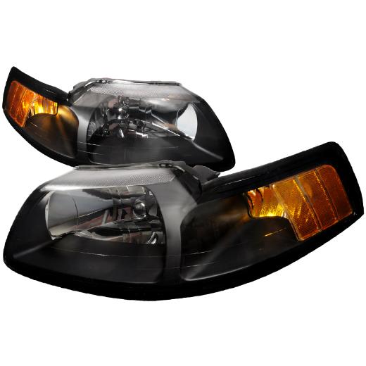 Spec D Crystal Euro Headlights (Black)