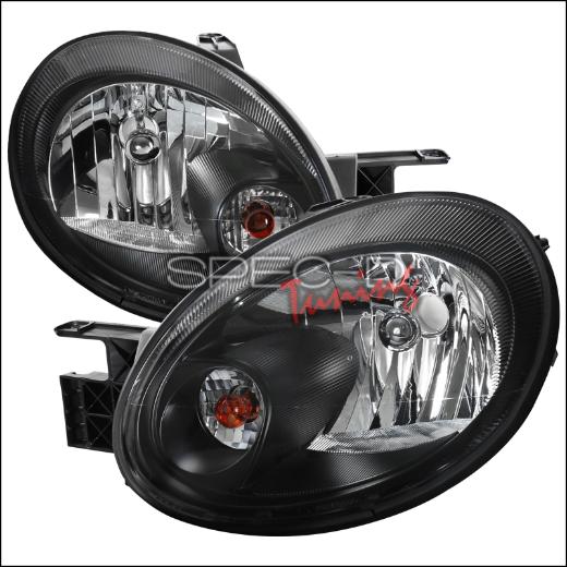 Spec D 03-05 Dg Neon Headlights Black