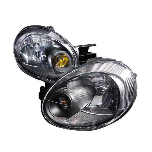 Spec D Crystal Euro Headlights (Black)