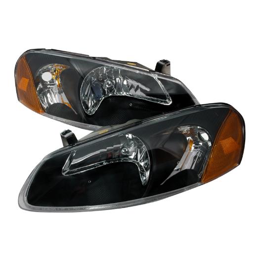 Spec D Crystal Euro Headlights (Black)