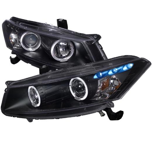 Spec D Halo Projector Headlights (Black)