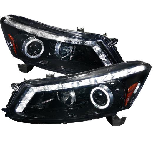 Spec D Projector Headlights (Glossed Black/Smoke)